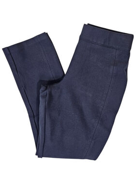 Spanx Perfect Pant 20254R Navy Ponte Slim Ankle Career Shaping Pants S